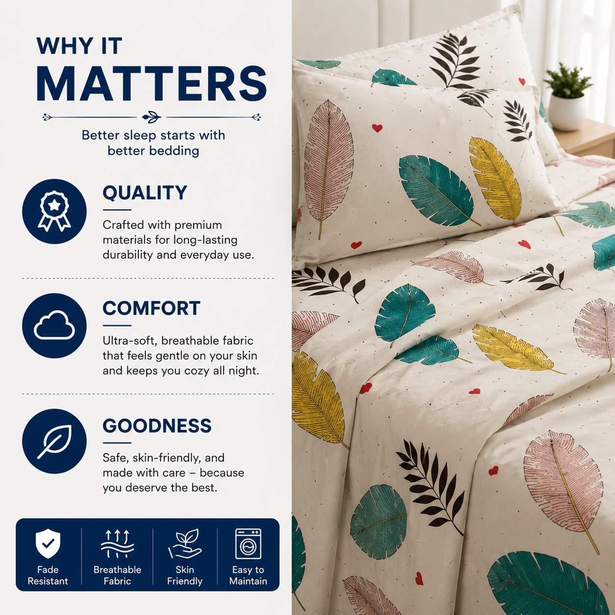SoftTouch Designer Bedsheet | Luxury Sleep Collection