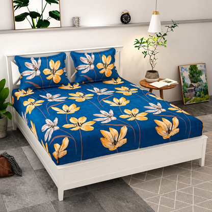TuckLess Double-Size WrapSheet – Superfine Microfiber with 360° Elastic Grip (Fits 8" Mattress)