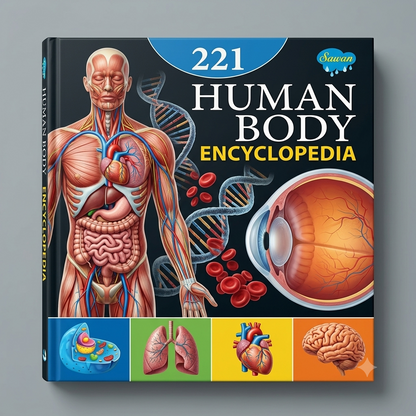 Human Body Parts Encyclopedia| 221 Amazing Facts Colourful Illustrations with Diagram